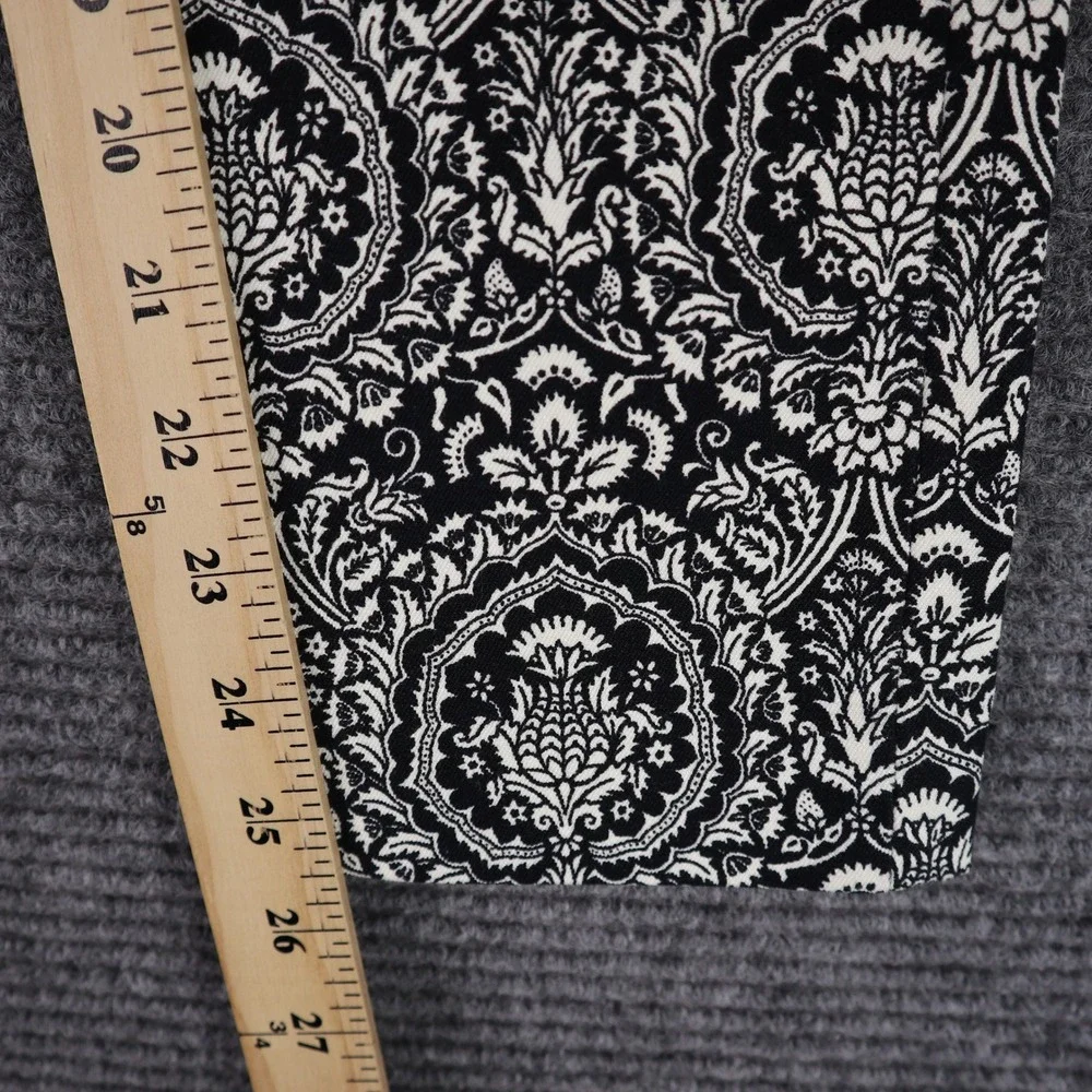 J.Crew Office Wear Pants Women 2 Damask Paisley Stretch Business Casual
